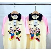 ราคา เสื้อคอโปโล มิกกี้ คอปกสีกรม Oversize CMA (29102948560)