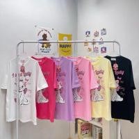 ราคา เสื้อยืด Oversize แมวมาลี ป้ายnew mily (24732278880)
