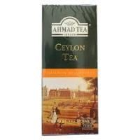 ราคา อาห์หมัดชาซีลอน ชาดำ Ahmad Tea London Ceylon Tea 25 Tagged Tea Bags x 2g 50g (20865944423)