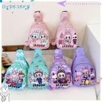 ราคา Oypeserg12 กระเป๋าสะพายข้าง สายสะพายไหล่ปรับได้สีชมพู Labubu กระเป๋าคาดหน้าอก แฟชั่นการ์ตูน POP MART กระเป๋าเป้สะพายหลังของขวัญ (29508860516)