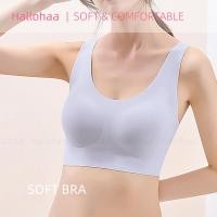 ราคา Soft Bra เสื้อชั้นใน บราไร้ขอบ ไร้โครง สายคล้องไหล่กว้าง ฟองน้ำเย็บติด นุ่มนิ่มใส่สบาย (19467859615)