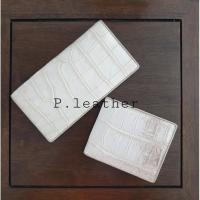 ราคา P Leather พร้อมส่ง กระเป๋าสตางค์หนังท้องจระเข้ทั้งใบ กระเป๋าสตางค์ใบยาว หนังจระเข้แท้ งานคุณภาพ (6747039265)