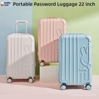 ราคา Miffy รหัสผ่านแบบพกพากระเป๋าเดินทาง73 3ซม Universal ล้อรหัสผ่านล็อค strong ทนทาน Travel ชายหญิงวิทยาลัยนักเรียนรถเข็น Case (28057400320)