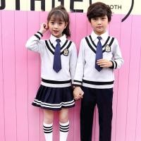 ราคา ชุดเครื่องแบบนักเรียนประถม ผ้าฝ้ายแท้ สไตล์กระโหลก สําหรับเด็กนักเรียนประถม วันปีใหม่ (22587055982)