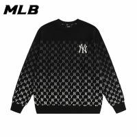 ราคา เสื้อกันหนาว คอกลม ผ้าฝ้ายแท้ ปักลายโลโก้ MLB NY ไล่โทนสี สําหรับผู้ชาย และผู้หญิง (20369212530)