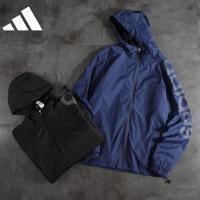 ราคา Adidas ของแท้ 100 เสื้อแจ็กเก็ต เสื้อฮู้ด กันลม มีซิป สําหรับผู้หญิง และผู้ชาย (23380063106)