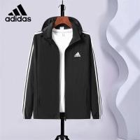ราคา เสื้อแจ็กเก็ต มีฮู้ด ปักลายโลโก้ Adidas ของแท้ แบบมีซิป ถอดออกได้ สําหรับผู้ชาย และผู้หญิง (18084256065)
