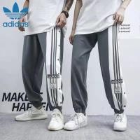 ราคา Adidas ของแท้ 100 กางเกงฮาเร็มขากว้าง ผ้าฝ้าย 320 กรัม ปักลายโลโก้ สําหรับผู้ชาย และผู้หญิง (23756772093)