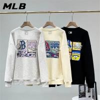 ราคา Mlb NY ของแท้ 100 เสื้อกันหนาว คอกลม ผ้าฝ้าย ลายโลโก้ ขนาดใหญ่ 320 กรัม สําหรับผู้ชาย และผู้หญิง (22354452617)