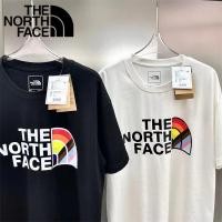 ราคา เสื้อยืดแขนสั้น คอกลม ผ้าฝ้าย 100 พิมพ์ลาย The North Face สําหรับผู้ชาย และผู้หญิง (22169409227)