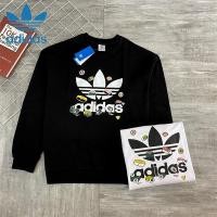 ราคา Adidas ของแท้ 100 เสื้อกันหนาว ผ้าฝ้าย 360 กรัม คอกลม พิมพ์ลายโลโก้ ขนาดใหญ่ สําหรับผู้ชาย และผู้หญิง (23253944667)