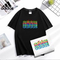 ราคา Adidas เสื้อยืดคอกลม แขนสั้น ผ้าฝ้าย 100 พิมพ์ลายโลโก้ ขนาดใหญ่ สําหรับผู้ชาย และผู้หญิง (22768515701)
