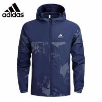ราคา Adidas ของแท้ 100 เสื้อแจ็กเก็ตกันลม ผ้าไนล่อน มีซิป สําหรับผู้ชาย และผู้หญิง (22576609668)