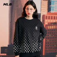 ราคา เสื้อกันหนาว คอกลม ผ้าฝ้ายแท้ ปักลายโลโก้ MLB NY ไล่โทนสี สําหรับผู้ชาย และผู้หญิง (21769211015)