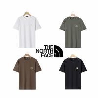 ราคา เสื้อยืดแขนสั้น คอกลม ผ้าฝ้าย 100 ปักลายโลโก้ The North Face สําหรับผู้ชาย และผู้หญิง (18878124646)