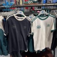 ราคา Adidas เสื้อยืดคอกลม แขนสั้น ผ้าฝ้าย 100 สําหรับผู้ชาย และผู้หญิง (25874124219)