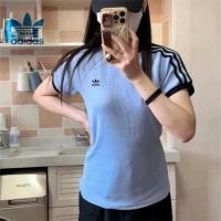 ราคา ADIDAS ปักโลโก้ อาดิดาส 100 ต้นฉบับแขนแขนสั้นเสื้อยืดคู่เสื้อยืด จุดต่ําสุด เสื้อรอบคอเสื้อยืดผู้ชายท็อปส์ เสื้อยืด สําหรับผู้หญิ (26051060548)