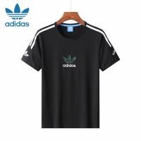 ราคา เสื้อยืดแขนสั้น คอกลม ผ้าฝ้าย 100 ปักลายโลโก้ Adidas สําหรับผู้ชาย และผู้หญิง (25874124221)