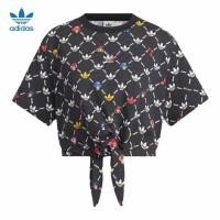 ราคา ADIDAS ปักโลโก้ อาดิดาส 100 ต้นฉบับพิมพ์เต็มแขนแขนสั้นเสื้อยืดคู่เสื้อยืด จุดต่ําสุด เสื้อรอบคอเสื้อยืดผู้ชายท็อปส์ เสื้อยืด สําหรับผู้หญิ (28450880490)