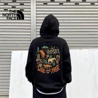 ราคา The North Face 100 Original 320g ผ้าฝ้ายคู่ Hoodies เสื้อ Unisex กีฬาสําหรับชายคู่เสื้อกันหนาว Hoodies Bottoming เสื้อผู้หญิงลูกเรือคอเสื้อกันหนาว (28256535702)