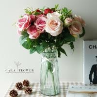 ราคา Bouquet ดอกกุหลาบฝรั่งเศสปลอม ช่อดอกกุหลาบ ดอกไม้ประดิษฐ์ ไว้ตกแต่งบ้าน B06 พร้อมส่ง (18823666660)