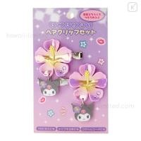 ราคา กิ๊บ Sanrio ดอกไม้ชบา Kuromi Hair Clip Sanrio Japan แท้จากญี่ปุ่น Rare หายาก (25335407737)