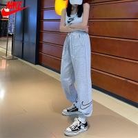 ราคา Nike ของแท้ 100 กางเกงวอร์มลําลอง ทรงหลวม ทรงตรง เหมาะกับการวิ่งจ๊อกกิ้ง เล่นกีฬา สําหรับผู้หญิง (29956445039)