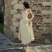 ราคา ยุโรปอเมริกันผู้หญิงสไตล์ยาว 2024 กระโปรงสไตล์ใหม่ของผู้หญิงสลิงฤดูร้อนฝรั่งเศสย้อนยุคดอกไม้กระโปรง (29607388116)