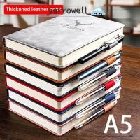 ราคา สมุดบันทึก YERROWELL A5 พร้อมช่องใส่ปากกาสมุดจดบันทึกหนาหนาพิเศษ สมุดจดบันทึกไดอารี่หนัง PU สร้างสรรค์สํานักงานโรงเรียน (28609947732)