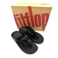 ราคา รองเท้า fitflop รุ่น Rumba Starburst Bead Sandals สีดำ 36 (28457346092)