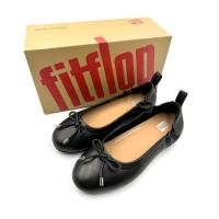 ราคา รองเท้า fitflop Allegro Bow Leather Ballerinas สีดำ 36 (26557297565)