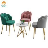 ราคา พร้อมส่ง เก้าอี้แต่งหน้า ส่งหมอน ผ้ากำมะยี่ เก้าอีห้องนอน รับแขก เก้าอี้โซฟา เก้าอี้ทำงาน ขาเหล็กสีทอง ส่งหมอน 62x47x82CM (25580798954)