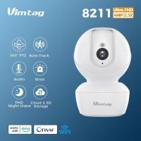 ราคา IP Camera 360 VIMTAG 4MP FHD กล้อง WIFI Auto Trackig IR Night Vision CCTV Smart Camera Baby Monitor (26453885146)