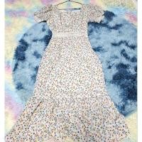 ราคา Dress ลายดอกมินิมีซีทรูเว้าเอว sexy เบาๆ สายคาเฟ่ไซต์ S (28510084886)