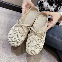 ราคา สุภาพสตรีรองเท้า PU Baotou ยางรองเท้าแตะส้นแบนส้นแบน (27104505496)