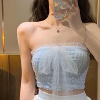 ราคา Insker เสื้อสายเดี่ยว ตัวสั้น แบบคล้องคอ แฟชั่นฤดูร้อน สําหรับผู้หญิง (18488795357)