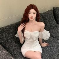 ราคา Insker ชุดเดรสกระโปรง เปิดไหล่ ผูกโบว์ เซ็กซี่ แฟชั่นฤดูร้อน สําหรับสตรี (18080021612)