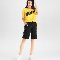 ราคา กางเกงขาสั้นทรงสปอร์ต กางเกง5ส่วน เอวยางยืด สวมใส่สบาย (8212175947)