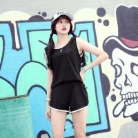 ราคา ชุดเซ็ตผู้หญิง เสื้อกล้าม กางเกงขาสั้น ชุดลำลองแฟชั่น 2ชิ้น ชุดวอร์ม ชุดกีฬา (20504337788)