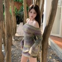 ราคา ชุดเดรสยาว ผ้าถัก เข้ารูป เอวแคบ เซ็กซี่ สไตล์เกาหลี แฟชั่นสําหรับสตรี (22779861009)