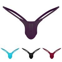 ราคา กางเกงในชาย จีสตริง T back Tanga Knickers กางเกง Solid Breathable Men (29207383677)