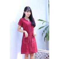 ราคา พร้อมส่ง Jelly Dressing ชุดเดรส ชุดทำงาน Pocket plus (2351416067)