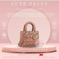 ราคา ส่งไว Starter set 18 ชิ้น ฟิล์มกันรอย สติ๊กเกอร์กันรอย อย่างดีที่สุด คุณภาพเยี่ยมจาก 3M สำหรับกระเป๋ารุ่น LADY DIOR S M (20304912985)