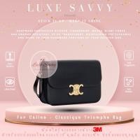 ราคา สติ๊กเกอร์กันรอย ฟิล์มใสกันรอย อย่างดีที่สุด คุณภาพเยี่ยมจาก 3M สำหรับ Celine Triomphe Bag Teen WOC Mini Wallet (20134895269)