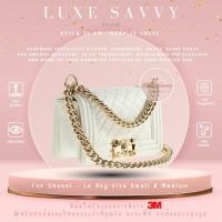 ราคา ฟิล์มกันรอย สติ๊กเกอร์กันรอย อย่างดีที่สุดจาก 3M สำหรับกระเป๋ารุ่น Chanel Le Boy Small Medium จำนวน 41 ชิ้น (14585724024)