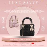 ราคา Premium Set จำนวน 42 pcs ฟิล์มกันรอย สติ๊กเกอร์กันรอยอย่างดีที่สุด คุณภาพเยี่ยมจาก 3M For กระเป๋า LADY DIOR Mini Nano (14188116884)