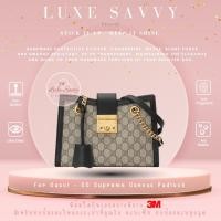 ราคา ฟิล์มกันรอย สติ๊กเกอร์กันรอย อย่างดีที่สุด ยืดหยุ่นสูง คุณภาพเยี่ยมจาก 3M สำหรับกระเป๋ารุ่น Gucci Padlock (14285722851)