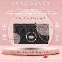 ราคา สติ๊กเกอร์กันรอย อย่างดีที่สุด ยืดหยุ่นสูง คุณภาพเยี่ยมจาก 3M สำหรับ Dior Caro Wallet On Chain WOC Logo only สำรอง (29159062469)