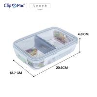 ราคา Clip Pac Touch กล่องอาหาร กล่องใส่อาหาร พร้อมช้อนส้อม รุ่น S5 2055Q พร้อมกระเป๋าเก็บอุณหภูมิ 1 ชุด 3 กล่อง (24157419771)