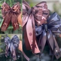 ราคา โบว์ติดผม เน็ตติดผม แฮร์พีช กิ๊ฟติดผม (1259825717)